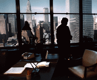 Under-Secretary General Martti Ahtisaari in his office in New York.